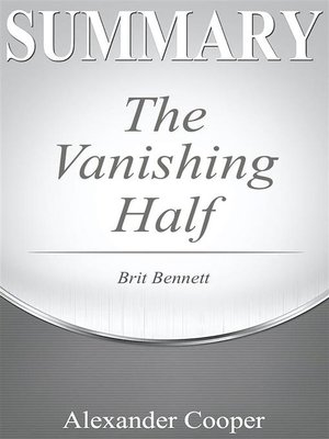cover image of Summary of the Vanishing Half